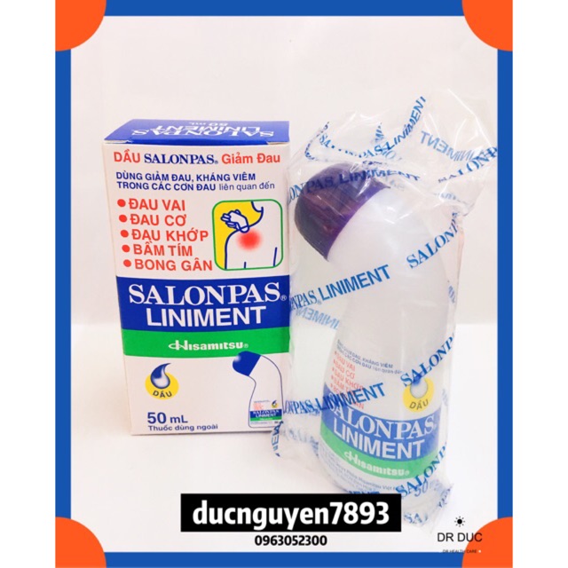 SALONPAS NƯỚC LĂN chai 50ml