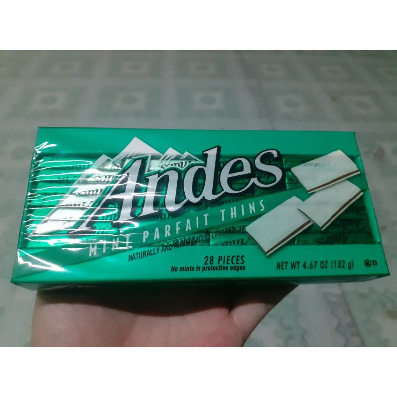 Socola sữa bạc hà mỹ 132g