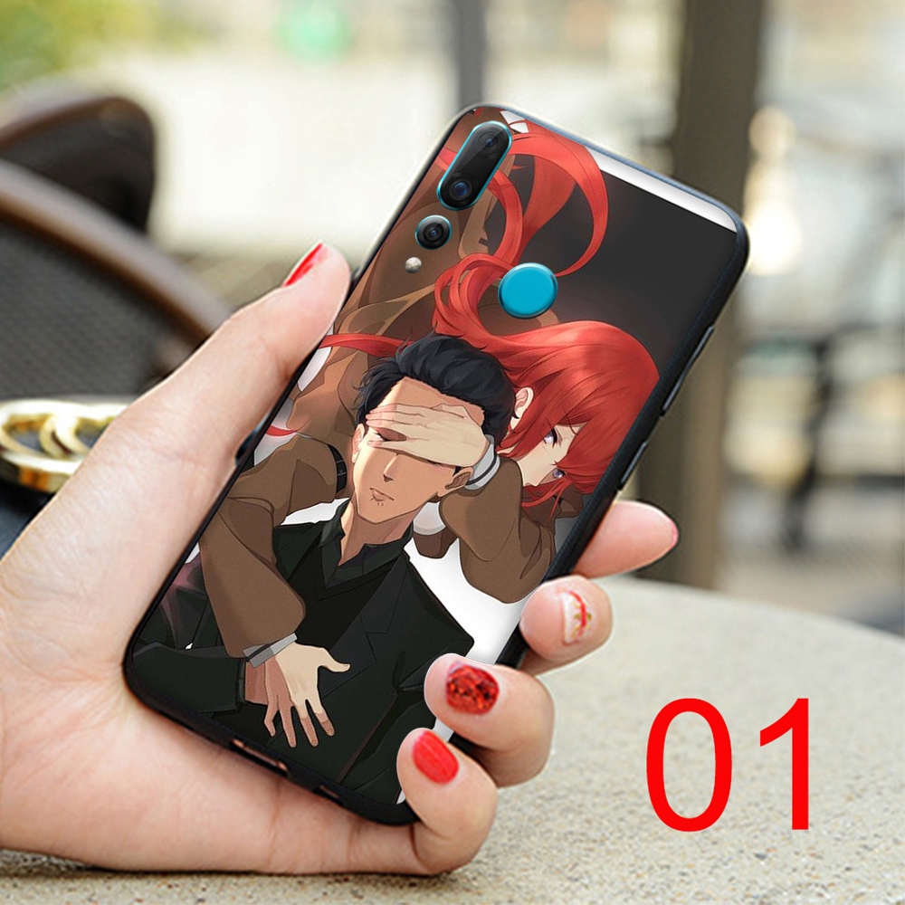 Ốp điện thoại họa tiết anime Steins Gate cho XIAOMI MI 10 REDMI 8 8A NOTE 8 9 PRO MAX LITE