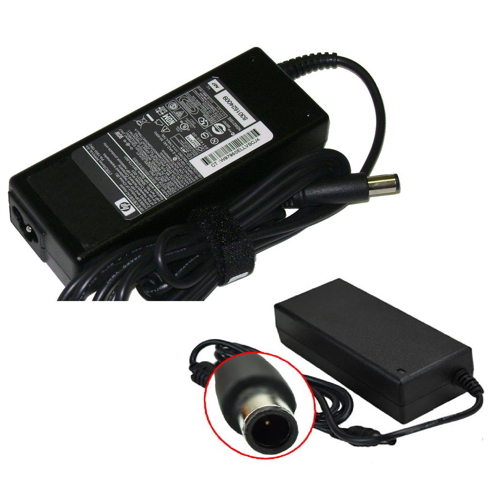 Sạc Laptop HP  18.5V – 3.5A 65W & 19V – 4.7A 90W Đầu kim lớn (Adapter HP 18.5V – 3.5A 65W & 19V – 4.7A 90W) BH 6T