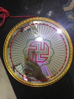 Đèn hào quang cơ led 22cm (sen ,vạn)