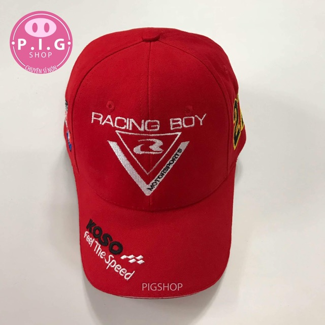 Nón kết nón lưỡi trai mũ nón tem xe Racing Boy thời trang Nam Nữ