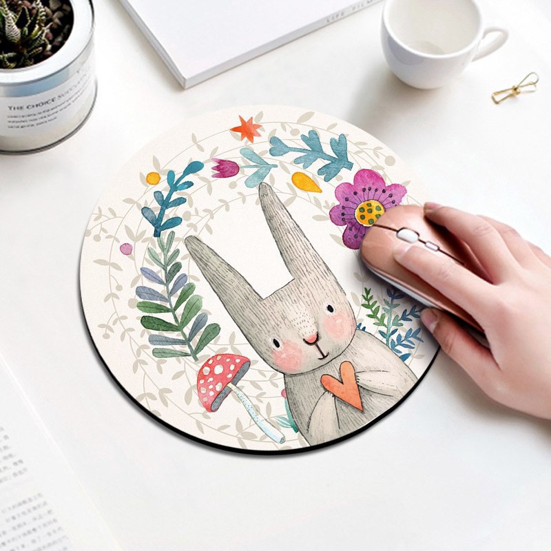 Tấm lót chuột tròn 20x20 cm chống trượt chống nước | BigBuy360 - bigbuy360.vn