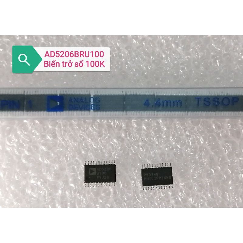 AD5206BRU100 AD5206 Biến trở số 6 kênh 100K 24 chân dán