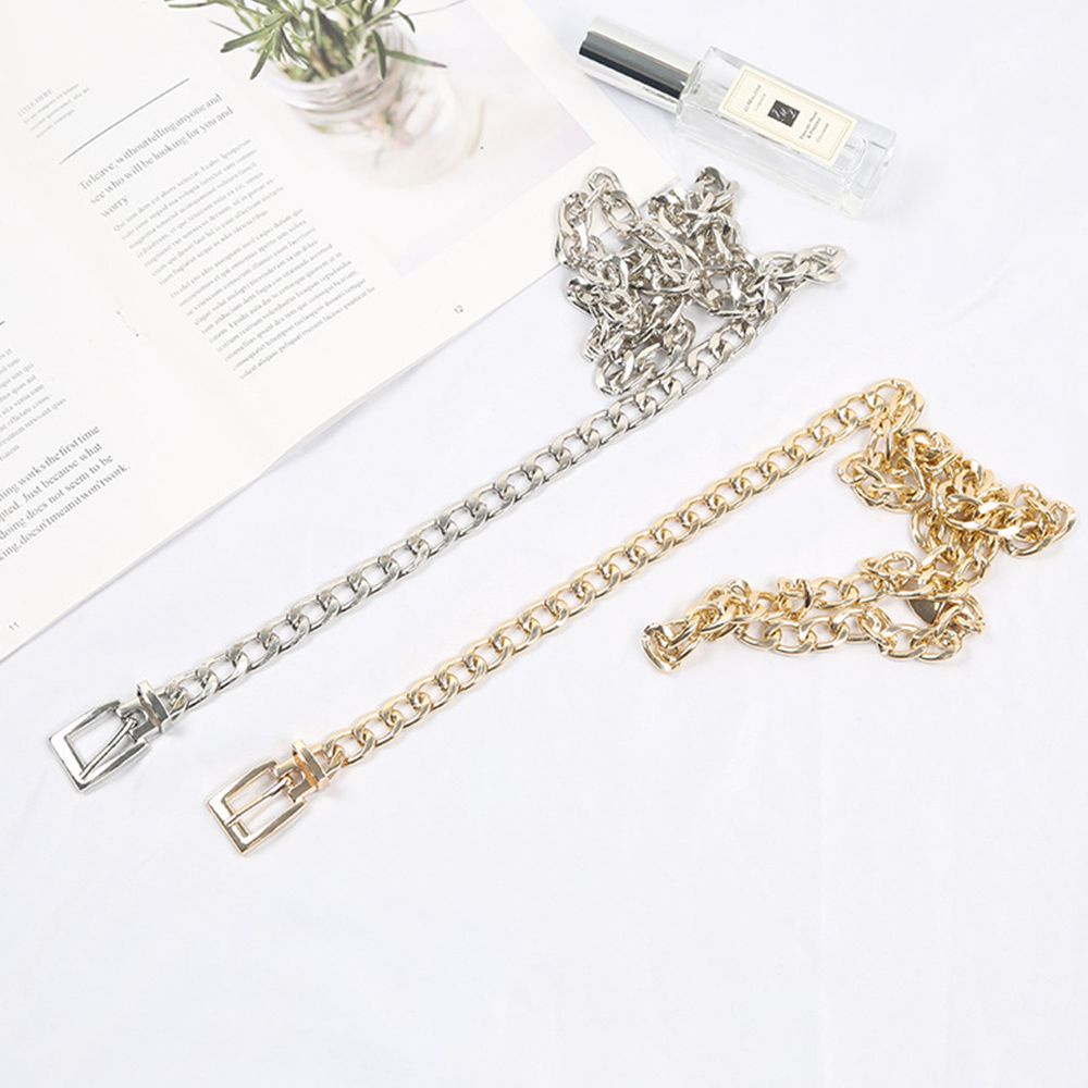 Chuỗi dây xích đeo thắt lưng quần loại khóa vuông/khóa tròn thời trang cho nam và nữ
