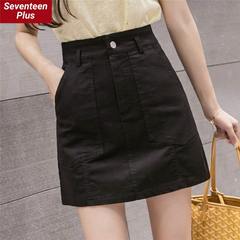 Chân váy kaki dáng A 2 túi xinh, đủ size, đủ màu, phù hợp đi chơi đi làm