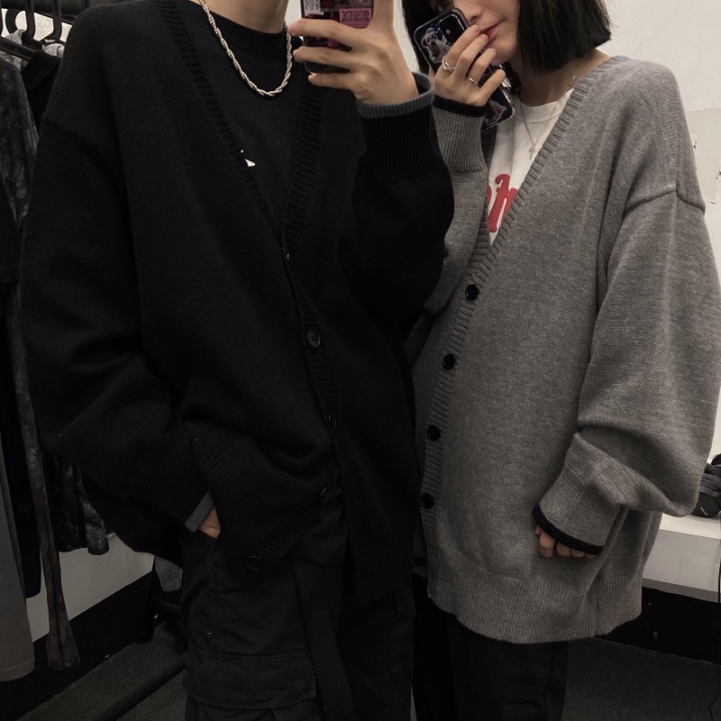 [HÀNG ORDER] Áo cardigan len Barrel Unisex style Hàn Quốc