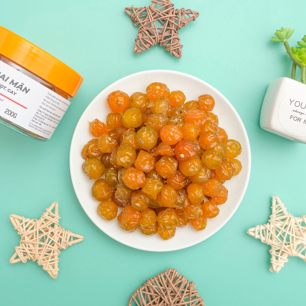Ô mai MIX 200g Hương vị chua ngọt cay/ xí muội/ mận/ sấu/ mơ đặc sản Hà Nội ăn vặt làm quà tặng VIETGOURET