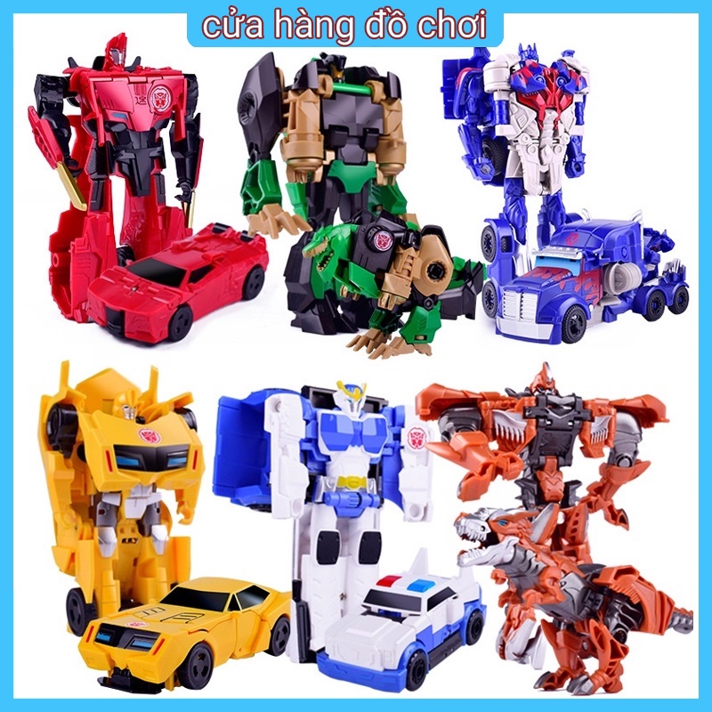 Đồ chơi robot biến hình Optimus Prime Bumblebee Megatron vui nhộn cho bé