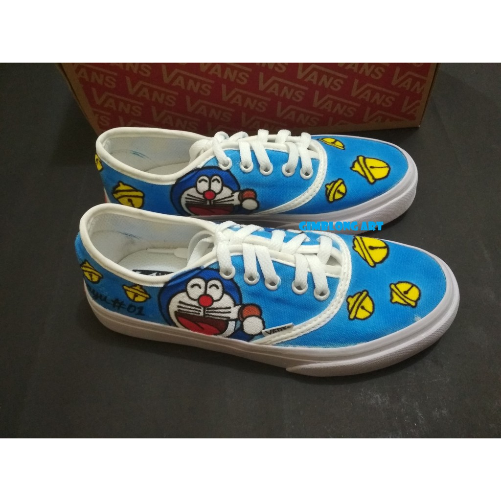 Tranh Vẽ Hình Giày Doraemon Dễ Thương