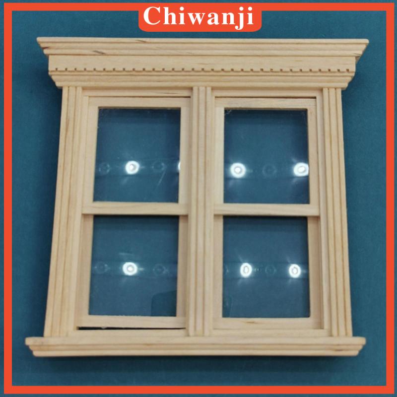 Mô Hình Cửa Sổ Mini Bằng Gỗ Dùng Trang Trí