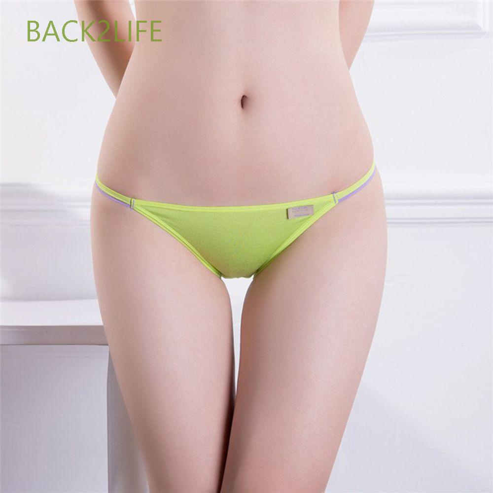 Quần lót cotton mềm lọt khe quyến rũ 6 màu tùy chọn BACK2LIFE