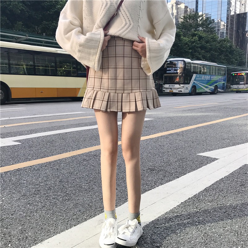 MB004 Chân váy kẻ gấu xếp ly | BigBuy360 - bigbuy360.vn