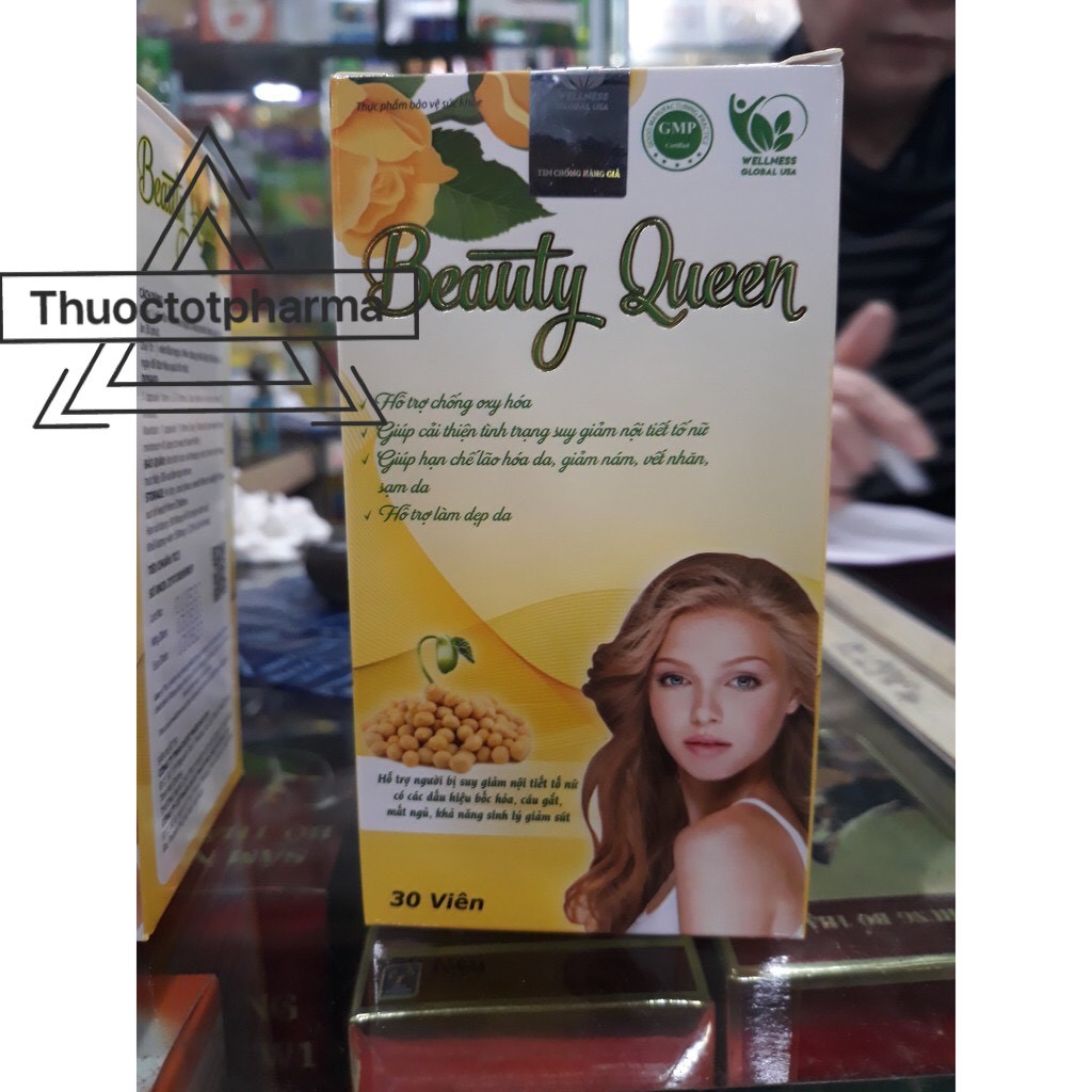Viên uống Beauty Queen cải thiện nội tiết tố nữ ,giảm nám sạm tàn nhang (Lọ 30 viên)