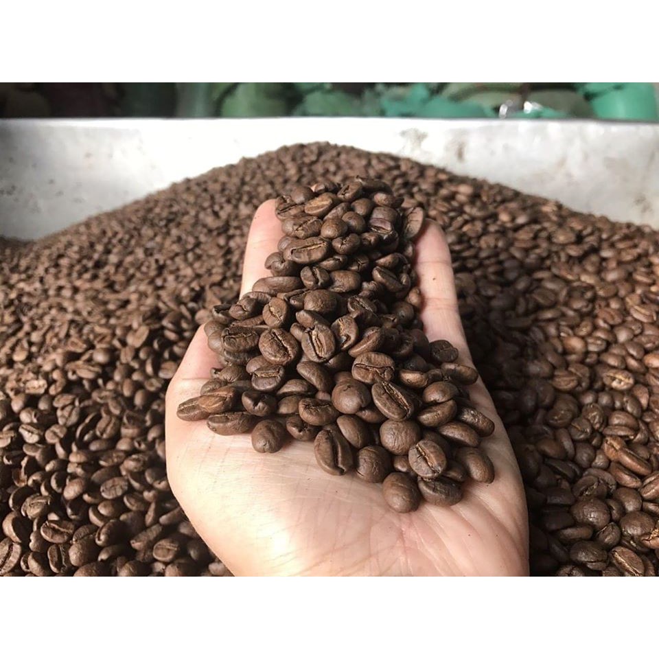 500GR CÀ PHÊ RANG XAY NGUYÊN CHẤT ROBUSTA SẺ ĐẮNG ĐẬM - HẬU NGỌT