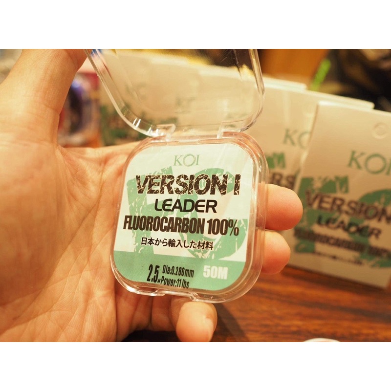 Cước Koi làm thẻo, leader chống sốc chất liệu Flurocacbon chính hãng