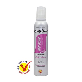 Mousse mềm tạo kiểu tóc Familiar 250ml- NPP AN NHIÊN