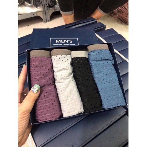 Hộp 4 Quần Sịp Đùi Thông Hơi MEN'S