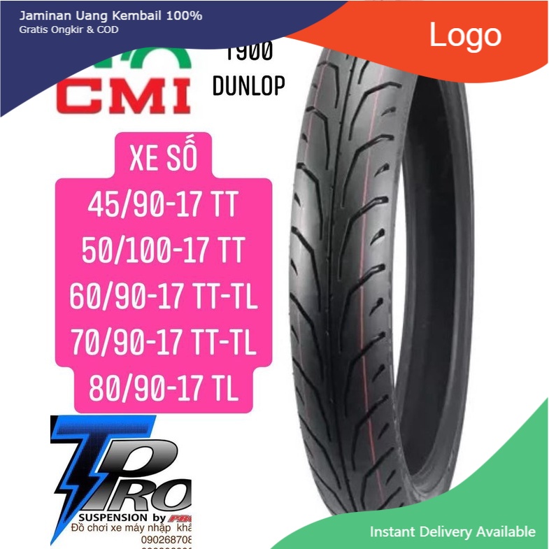 VỎ LỐP CTH_900 DUNLOP 60-70-80-90 17inches (XE SỐ)_ cameltire_fass_CHEETAH CMI