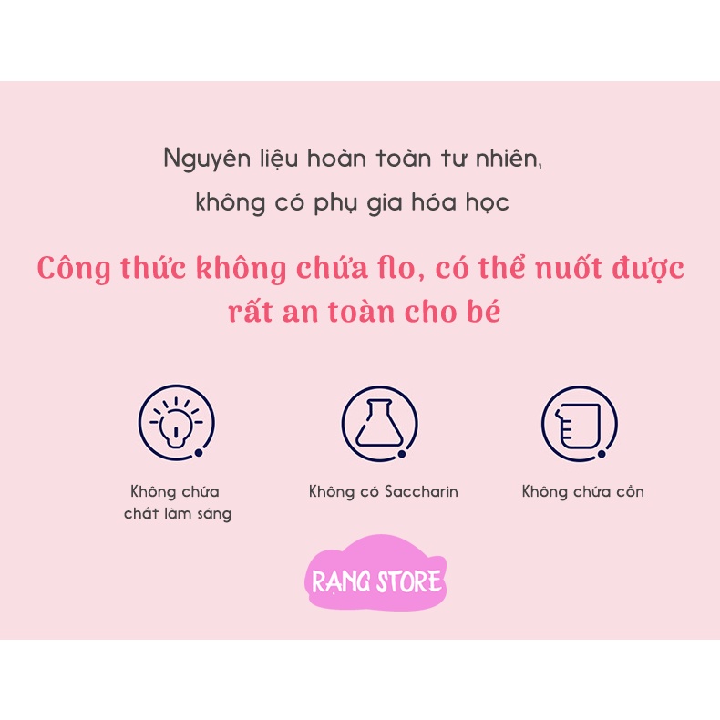 Kem đánh răng trẻ em nuốt được dạng gel Engohn kem đánh răng cho bé từ 2 tuổi
