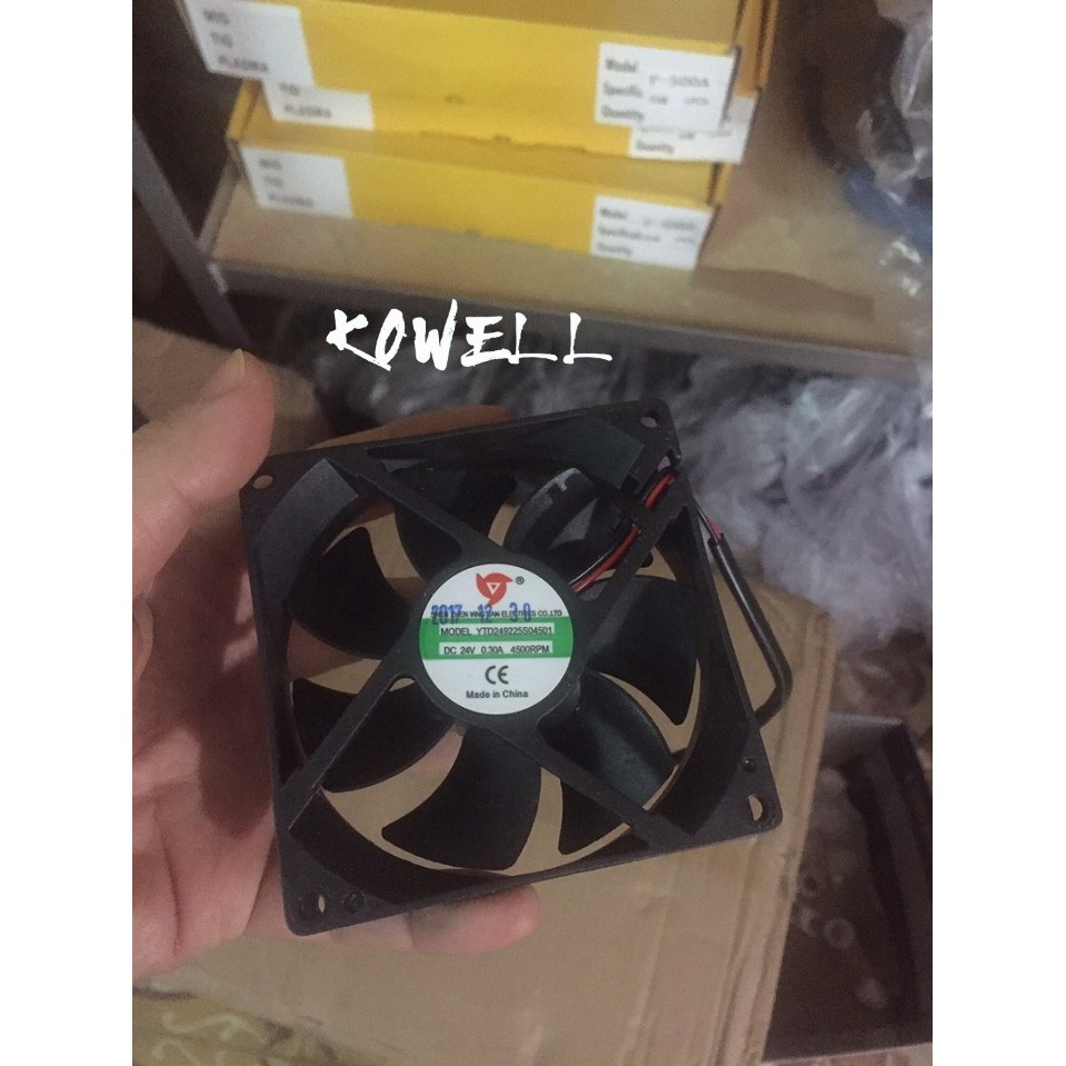 Quạt làm mát 24V 9cm x 9cm Quạt 24V Quạt máy hàn điện tử Quạt 9x9cm