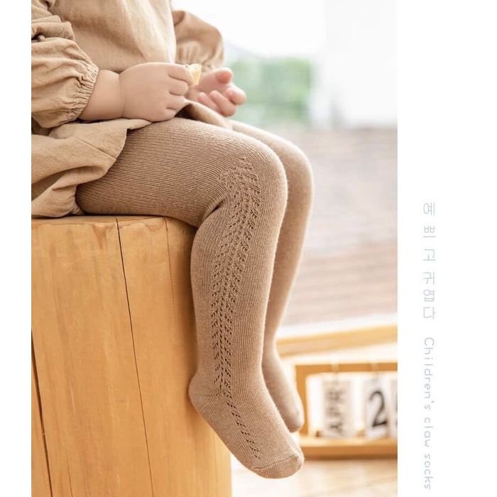 Quần tất len cao cấp cho bé gái, quần tất liền bàn kiểu leggings phong cách Hàn Quốc cho bé từ 0-5 tuổi xinh yêu!