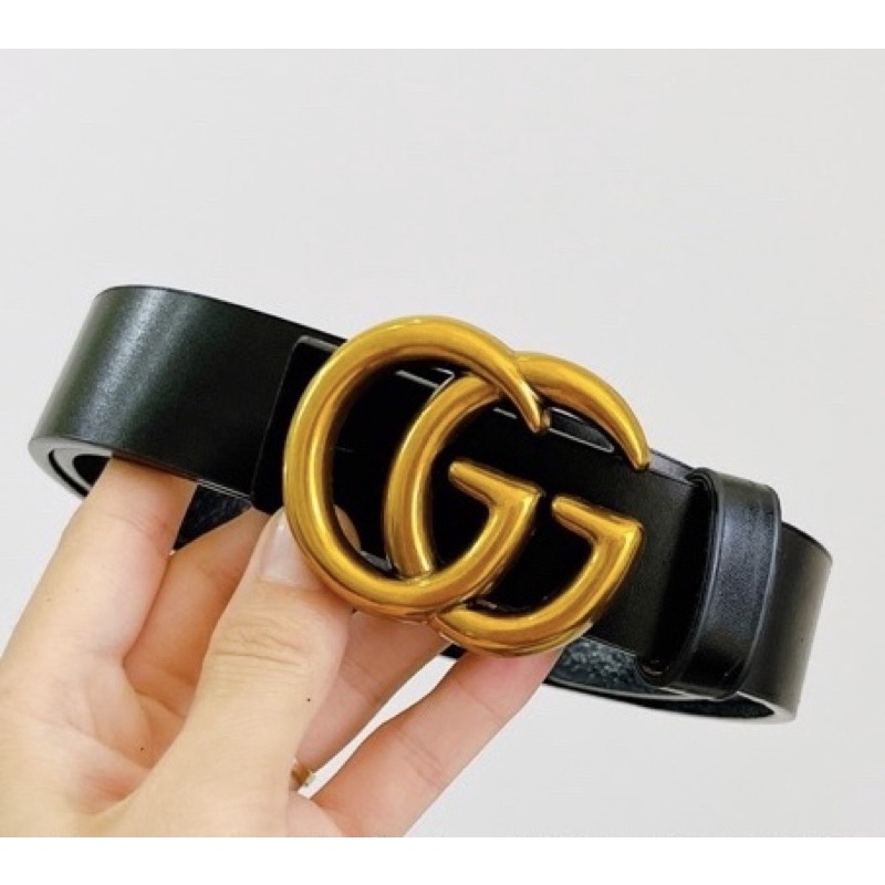 Thắt lưng nữ - dây nịt nữ - dây lưng chữ x celine màu vàng đồng