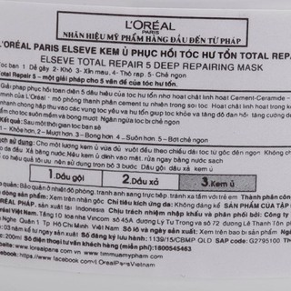 Kem Ủ Tóc L’ORÉAL Total Repair 5 200ml