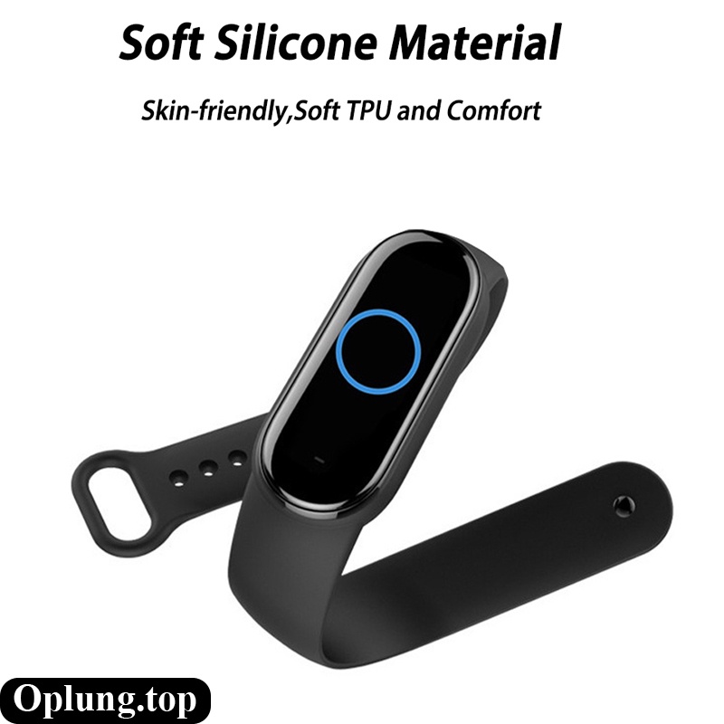 Dây đeo thay thế bằng Silicon nhiều màu cho Xiaomi Mi Band 3/4/5/6/7