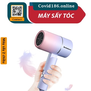 Máy sấy tóc jiashi mini kiểu dáng gấp gọn, máy sấy 2 chiều không gây hư tổn tóc, công suất lớn 1000w