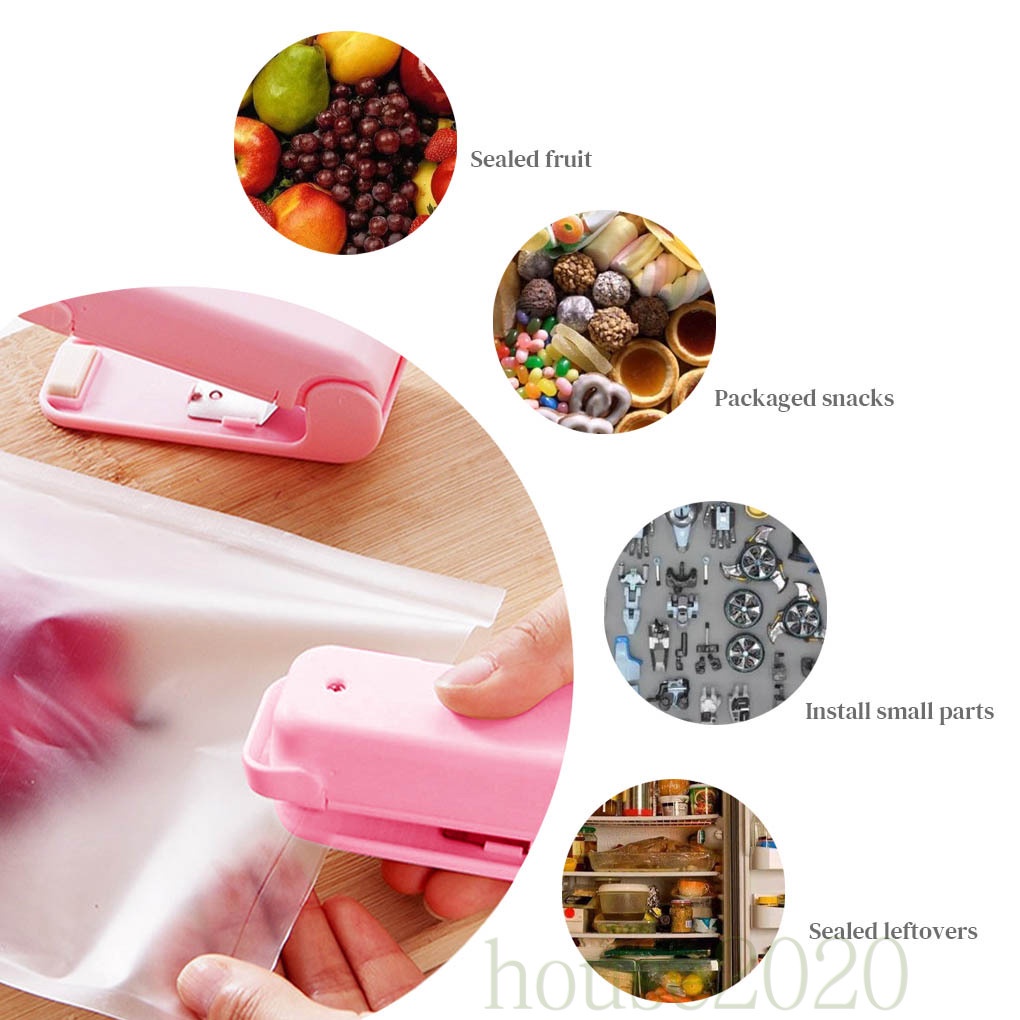 Máy hàn miệng túi mini cầm tay tiện dụng 2020 sử dụng pin