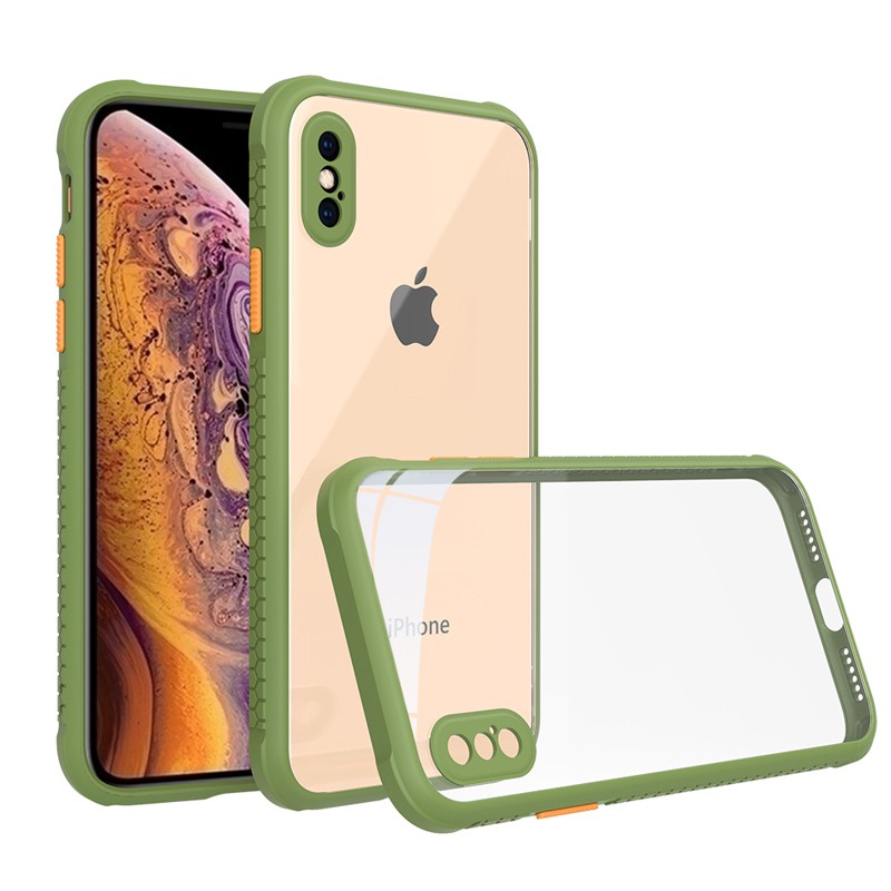 Ốp Điện Thoại Koosuk Cho Iphone 6 6s 7 8 Plus X Xr Xs Max Có Lưng Trong Suốt Và Viền Bảo Vệ Camera