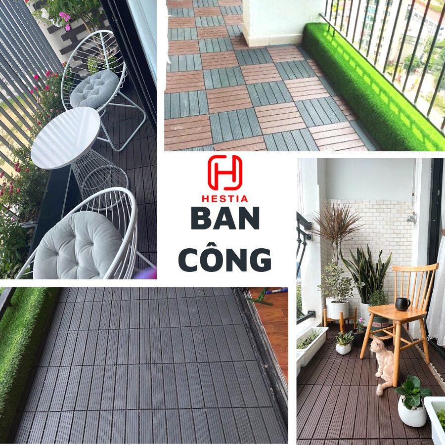 🚛Hỏa Tốc👉Tấm nhựa lót sàn ban công M-High Bản To 31*31cm*2cm -Vỉ Nhựa Lót Sàn,Thảm trải sàn nhà tắm,sân vườn