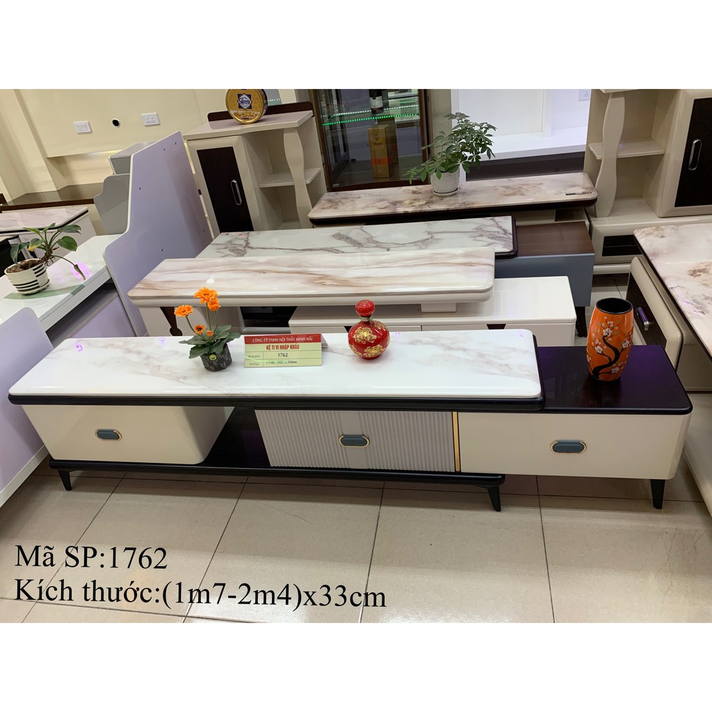 Kệ tivi mặt đá nhập khẩu hiện đại - Mã SP 1762