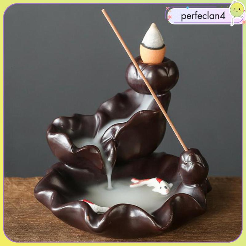 Thác Khói Trầm Hương Hình Nón Bằng Gốm Perfeclan4