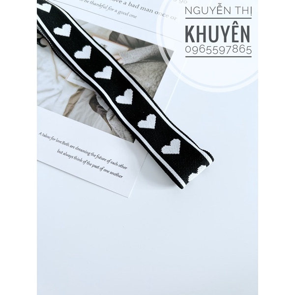 Ruy băng lên dệt kim 4cm
