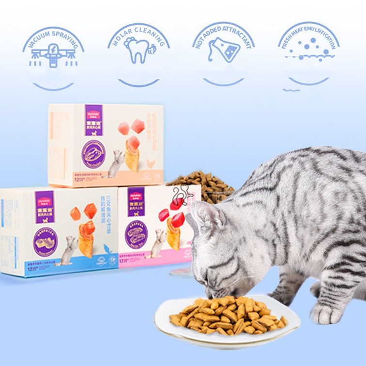Snack cho mèo - Bánh làm sạch răng 4 hương vị - Tiệm Mèo Moa