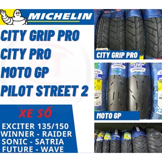 Vỏ MCLMichelin xe số, Pilot Street 2 - Extra, City Grip Pro - City Pro. Vỏ Michelin 60/90-17 70/90-17 đến size 150/60-17