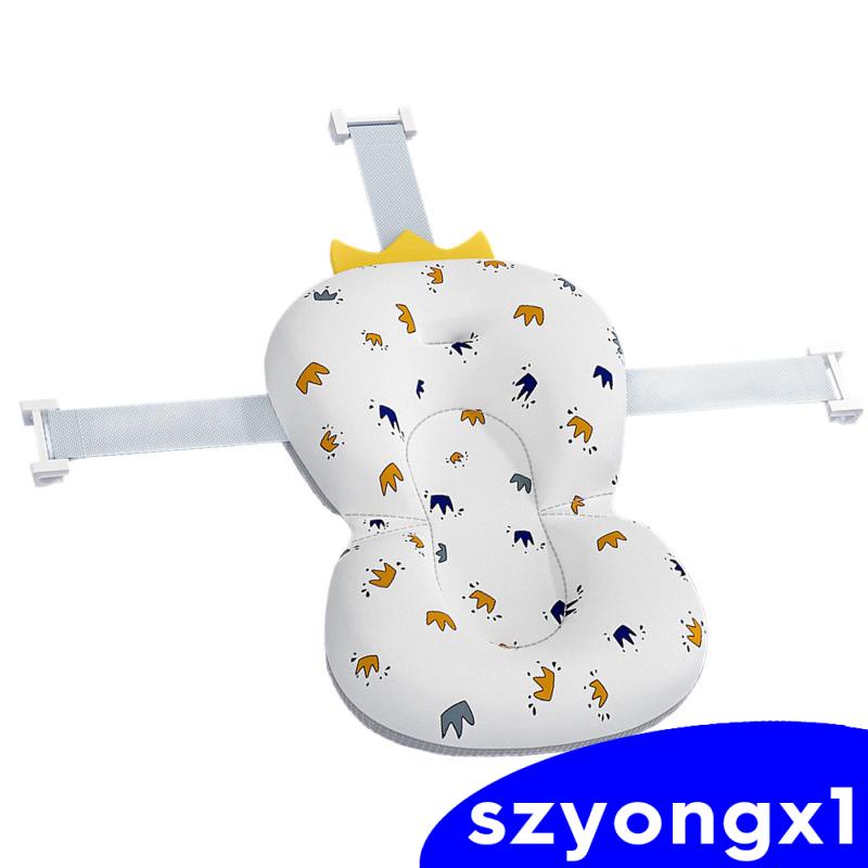 Gối hỗ trợ tắm cho bé từ 0-6 tháng tuổi mềm mại chống trượt tiện dụng