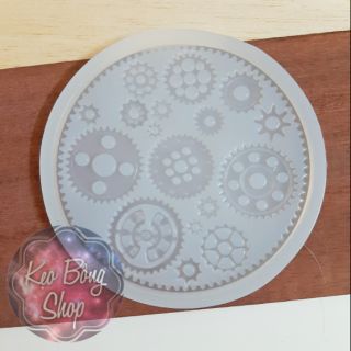 Khuôn silicone hình bánh răng đổ resin