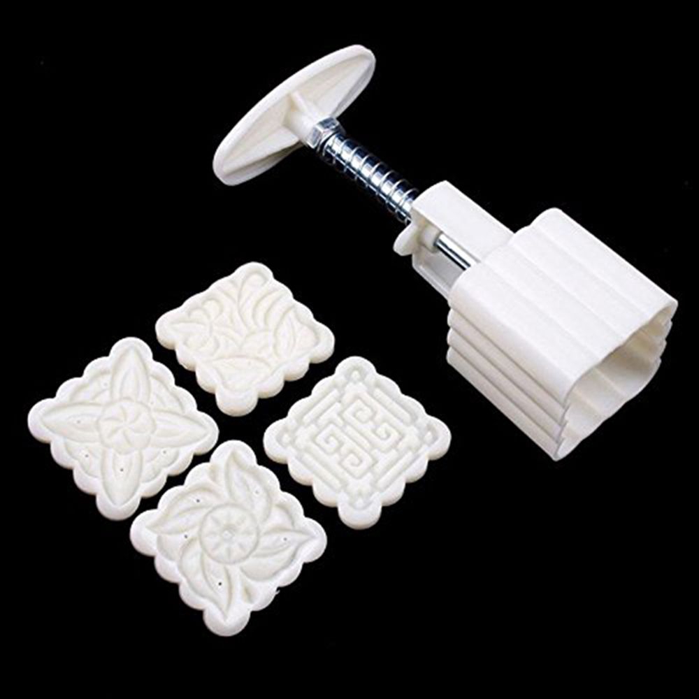 EXPEN Moon Cake Hand Pressure Mould DIY Mooncake Baking Tools