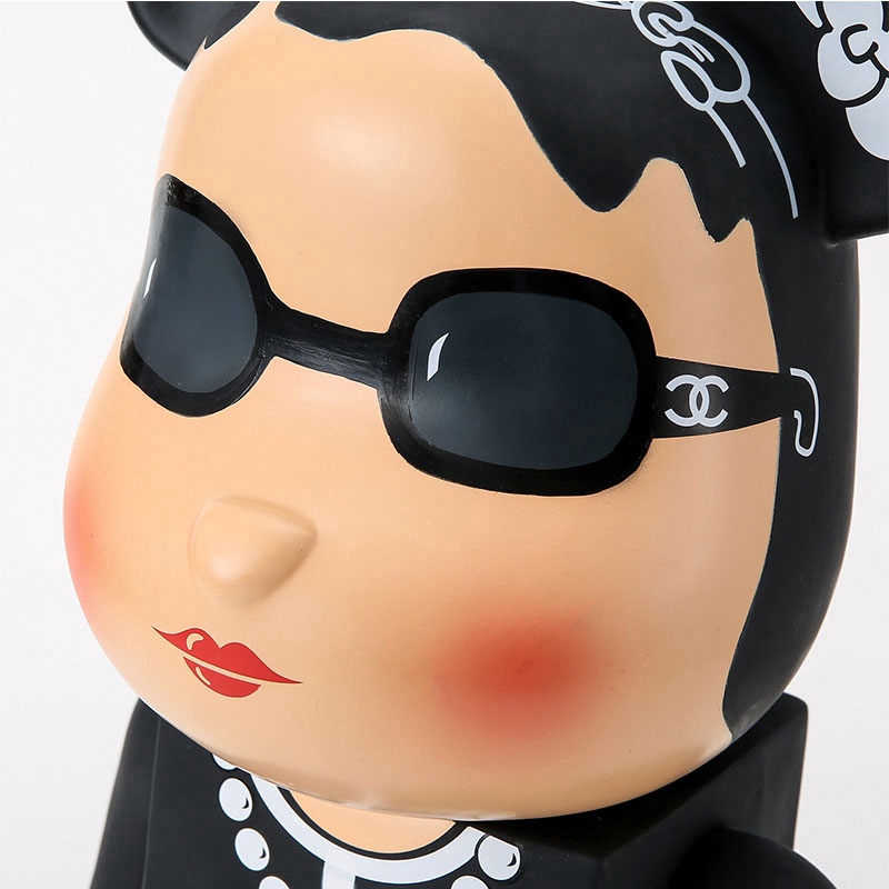 Mô Hình Nhân Vật Bearbrick 400% Kèm Kính Mát Thời Trang