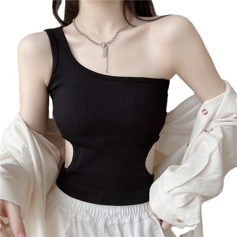 Áo Bra Nữ thiết kế 1 Vai Chéo Dây không gọng nâng ngực co giãn cao cấp mã BRA16