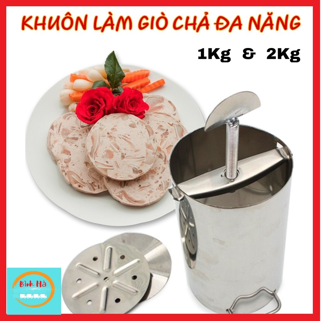 Khuôn làm giò lụa, giò xào inox