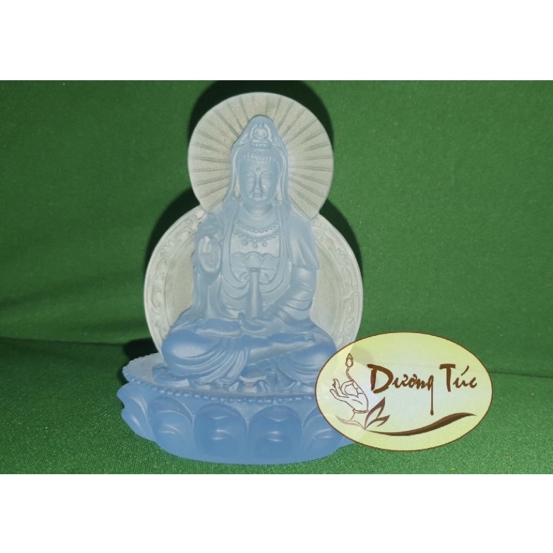 Tượng Quan Âm Đá Lưu Ly (nhiều màu, nhiều size)