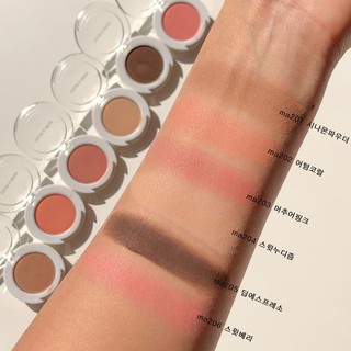 Phấn Mắt Không Nhũ Lime Color & Mood Single Shadow