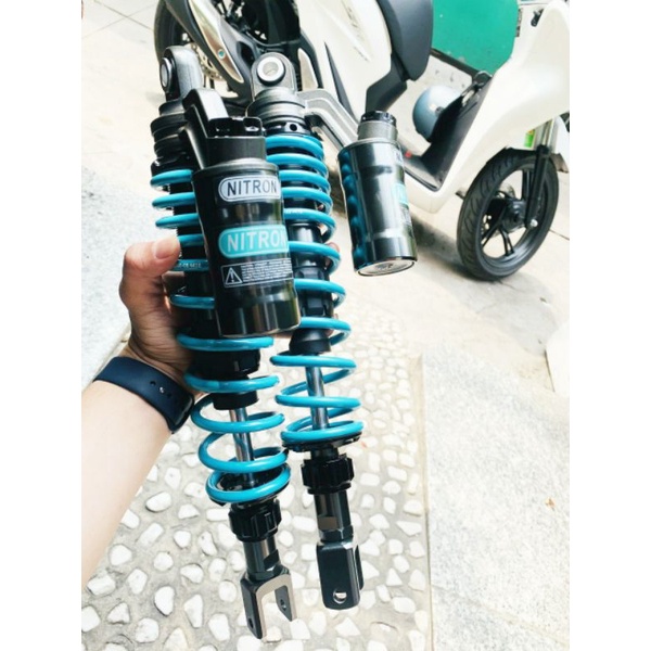 Phuộc sau OHLINS NITRON bình dầu gắn AIRBLADE NOUVO LX IMPULSE NVX NOUVO 5,6 PCX...