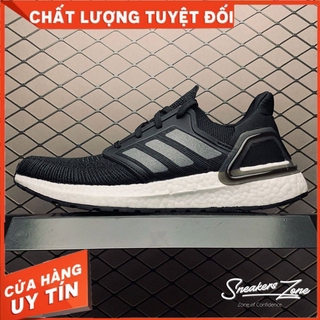 (FREE SHIP + HỘP + QUÀ) Giày thể thao Ultra Boost 6.0 Đen đế trắng 2020 siêu đẹp cho nam và nữ