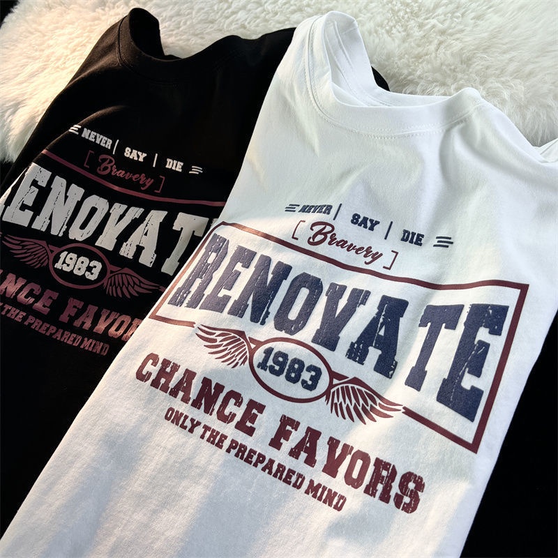 Áo Thun COZOK Tay Ngắn Dáng Rộng In Chữ Tiếng Anh Cá Tính Hợp Thời Trang