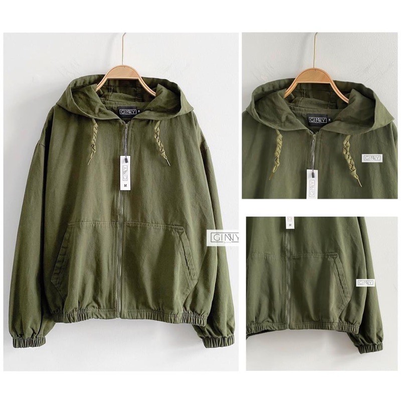 Áo khoác kaki nón màu hot - hình tự chụp | BigBuy360 - bigbuy360.vn